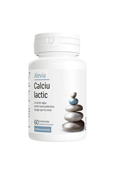 Alevia Calciu lactic, 60 comprimate,