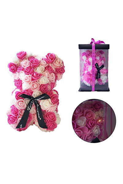 OEM Floral Bear 25 cm with LED Lights