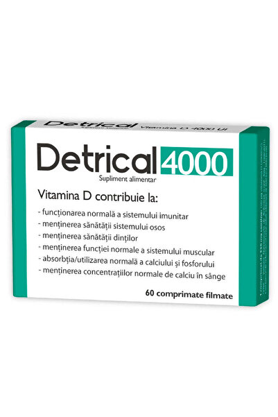 Other Detrical Vitamina D 4000 UI, 60 Comprimate, Zdrovit