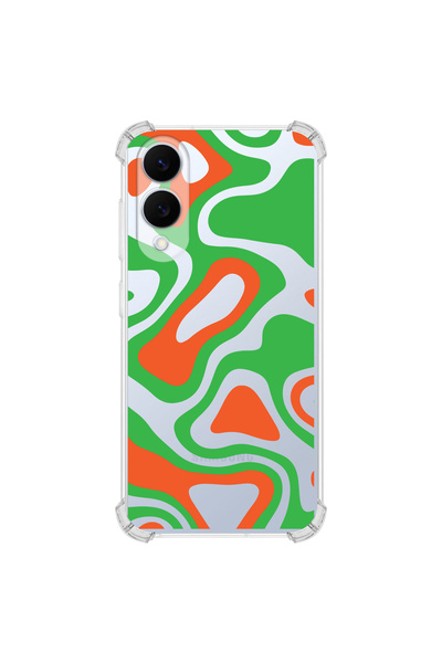 PrintiFy حافظة مضادة للصدمات بنمط ملون متوافقة مع هاتف سامسونج جالاكسي S25 إيدج