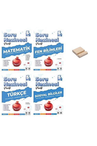 Nartest Yayınları 5. Sınıf Prestij Matematik Fen Bilimleri Türkçe ve Sosyal S...
