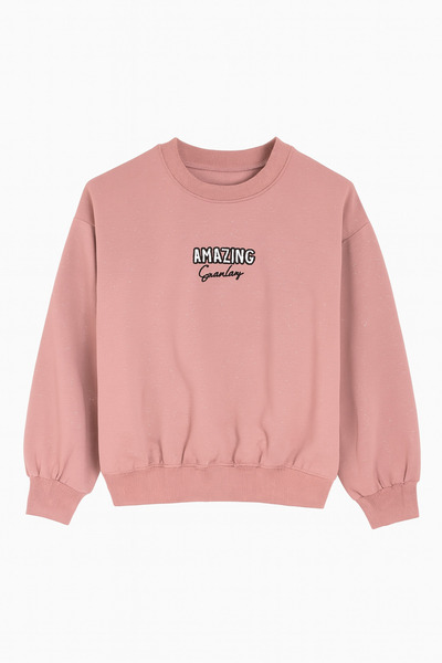 batu tekstil Amazing Everyday Girl's Sweatshirt