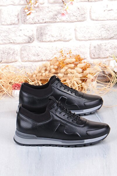 Pepita 5333 Comfortable Elastic Rubber Sole Genuine Leather Men's Shoes