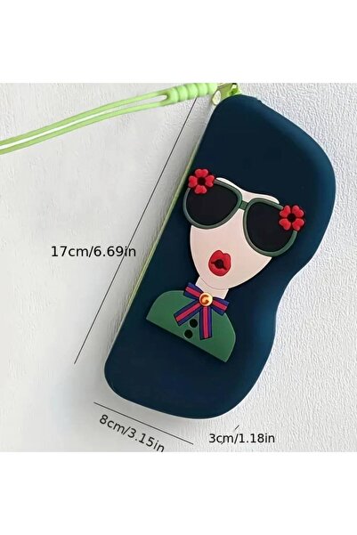 STEELVA Soft Silicone Women's Glasses Case
