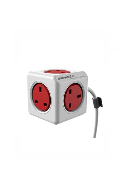 Allocacoc باور كيوب المكعب الذكي 4 منافذ ثلاثية ومنفذين يو اس بي مع توصيلة 1....