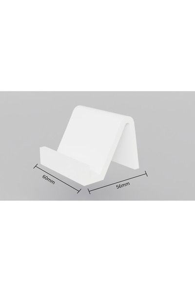 Black Edge Phone Stand Holder for Desk, Office Accessory