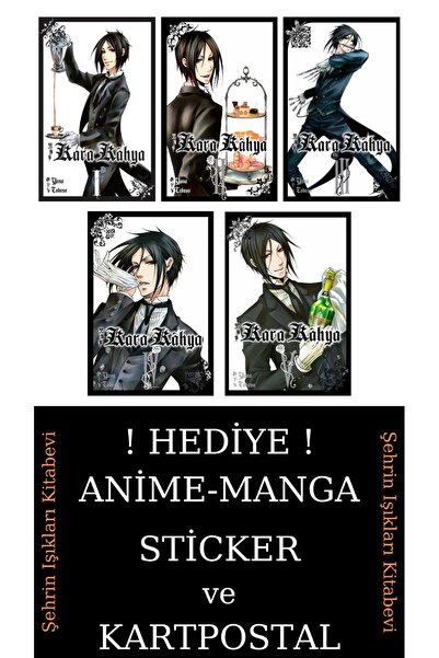 Gerekli Şeyler Yayıncılık Kara Kahya 1-2-3-4-5 Manga Seti (5 KİTAP) / Anime-M...
