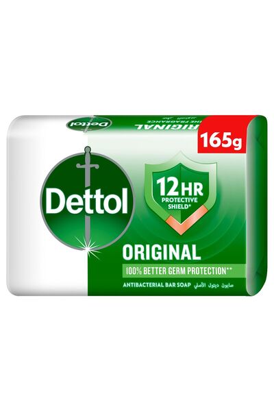 Reckitt صابون ديتول الأصلي المضاد للبكتيريا برائحة الصنوبر، 165 جم