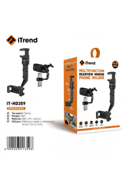 itrend Suport telefon pentru oglinda retrovizoare HD 359