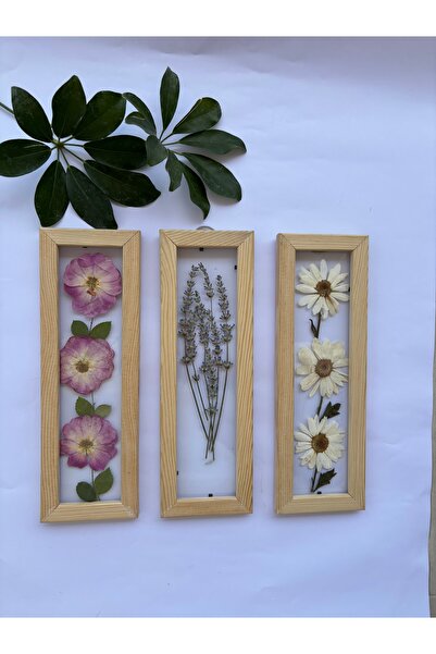 Store Lavantalı üçlü ahşap set