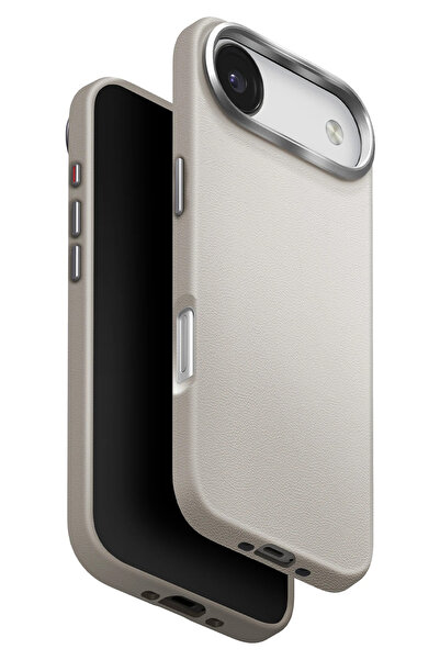 UNIQ Better By Design حافظة آيفون 17 إير من ليدين، مصنوعة من الجلد النباتي، ذ...