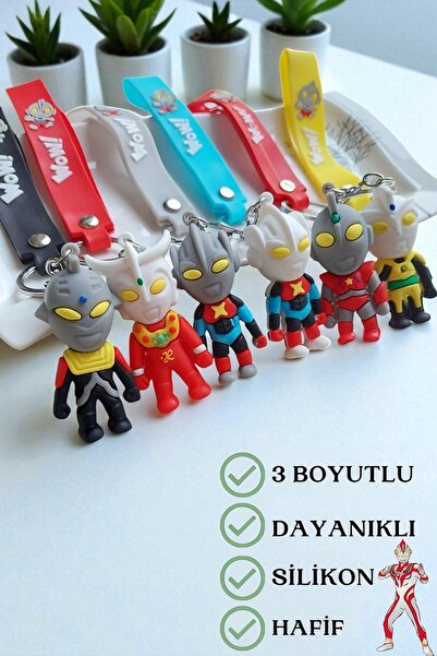 Lynare Breloc și ornament pentru geantă Super Hero Ultraman 6 bucăți