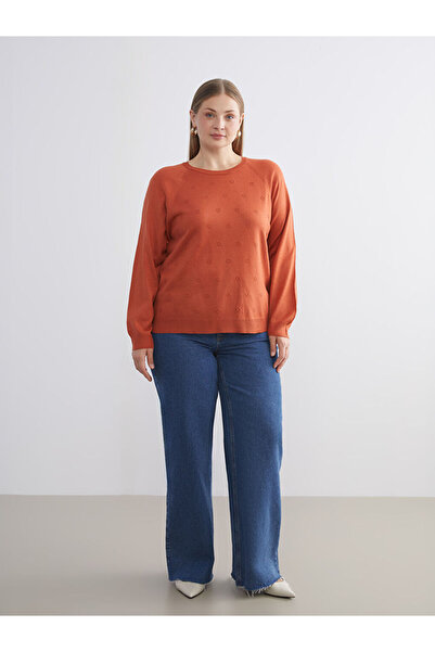 LC Waikiki Timeless Store: Timeless Recommendations |   Crew Neck Floral Women's Knitwear Sweater