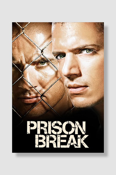 postick Prison Break Dizi Posteri Yüksek Kaliteli Kalın Parlak Kuşe Kağıdı