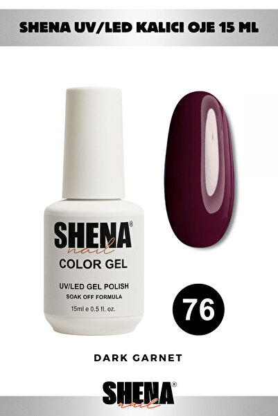 Shena Kalıcı Oje 15 Ml - 76 Vişne Bordo - UV/LED Gel Polish ❤ From Dubai