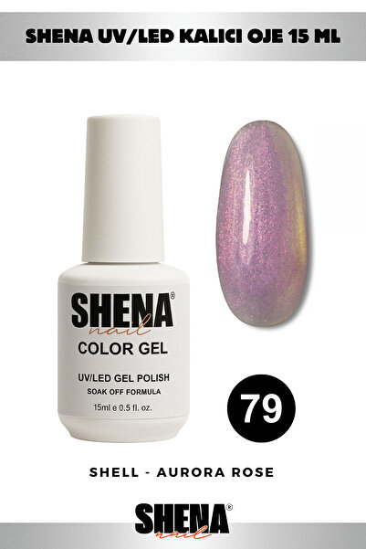 Shena Kalıcı Oje 15 Ml - 79 Shell Eflatun - UV/LED Gel Polish ❤ From Dubai