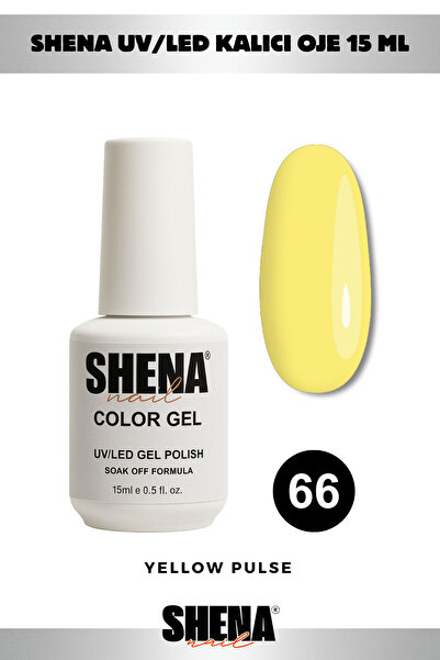 Shena Kalıcı Oje 15 Ml - 66 Limon Sarısı - UV/LED Gel Polish ❤ From Dubai