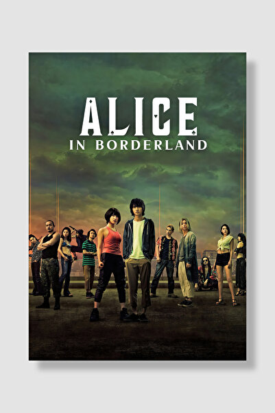 postick Alice in Borderland Dizi Posteri Yüksek Kaliteli Kalın Parlak Kuşe Ka...