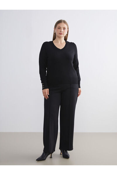 LC Waikiki Create Your Style from Uzg Store |   V-Neck Women's Knitwear Sweater