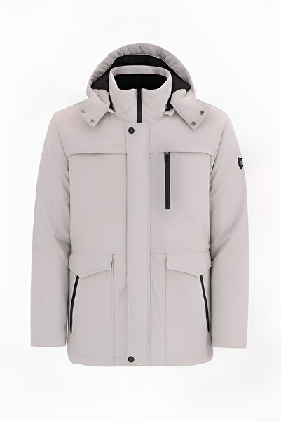 SİVAİST Ανδρικό λευκό ανδρικό χειμερινό πουπουλένιο παλτό – Ζεστό, ελαφρύ και κομψό σχέδιο παλτό και μπουφάν