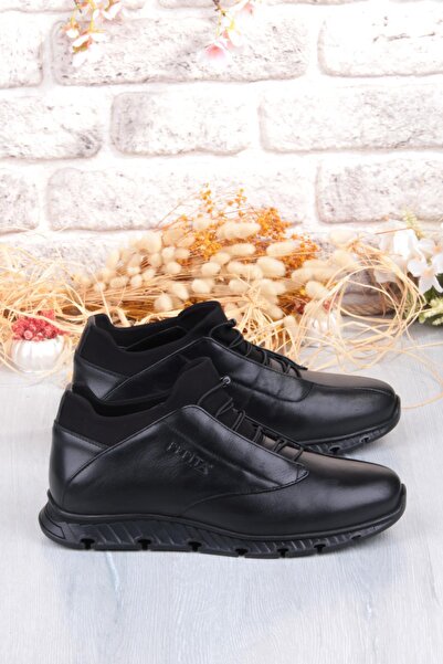 Pepita 4781 Comfortable Elastic Rubber Sole Genuine Leather Men's Shoes