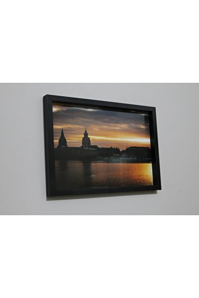 LİFE GLOBAL Picture Frame Black 20X30 Single Piece with Picture and Pvc Protection