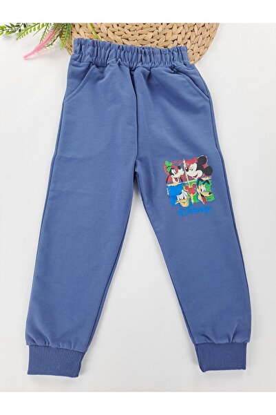 Butik Erkek Çocuk İkili Eşofman Takımı Mevsimlik 2 İplik Şardonsuz Baskılı