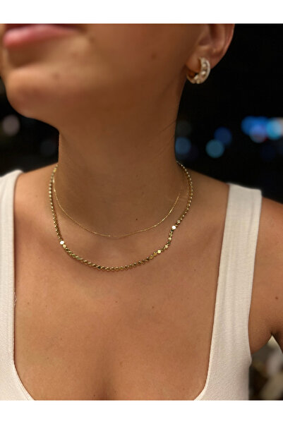 eranora SAGE & Co. Circle Gold Altın Kaplama Çelik Kolye