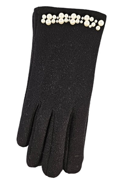 QUIZ Elegant Women's Gloves with Pearls