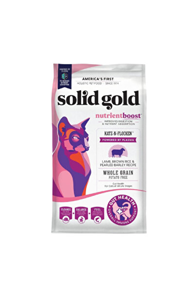 Solid Solid Gold Catzan Flocken Lamb & Brown Rice with Whole Grain Barley for Cats 1.81kg