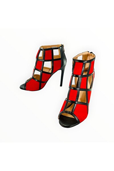 Moov - Women's High Heel Cut-Out Suedette Shoes, Size 39 EU