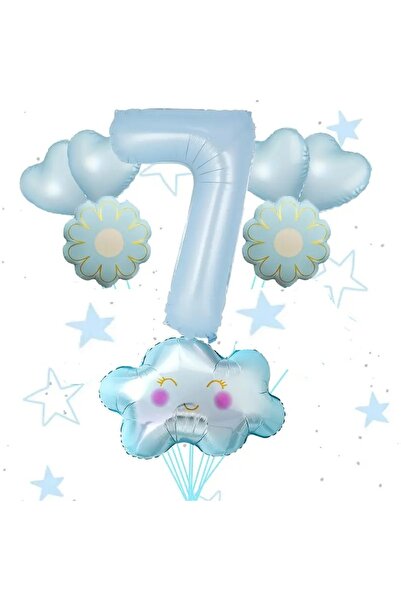 DÜVENCİ TİCARET مجموعة بالونات عيد الميلاد ذات نمط قلب ديزي باللون الأزرق الس...