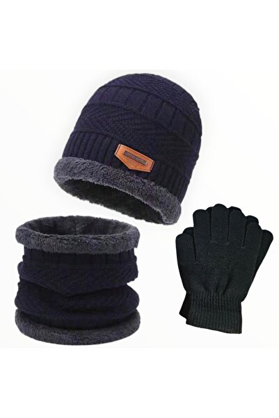 Vadodara - Set Hat, Infinity Scarf, and Men's Gloves