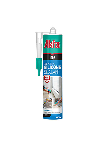 Akfix Silicon Etansant Universal, Akfix, 100E, 280Ml, Alb (Gw325) (24)