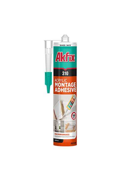 Akfix Acrylic Mounting Adhesive 310, Akfix, 310Ml, Cartridge Type (24)