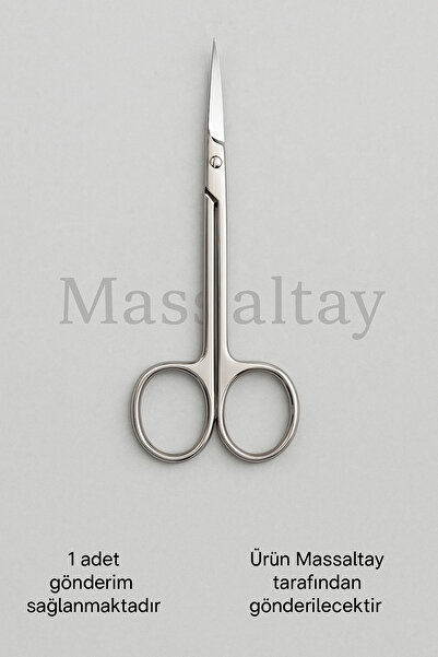 Massaltay Paslanmaz Çelik Nakış Makası – El İşi, Dikiş, Tuhafiye ve Hobi İçin Kesim Makası