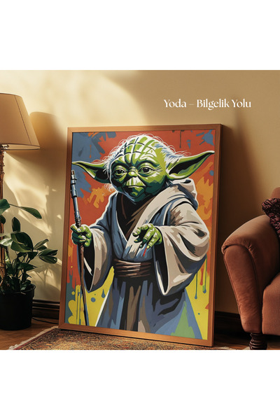 tuvart Sayılarla Boyama Seti Starwars 35x50cm, Yoda, Bilgelik Yolu