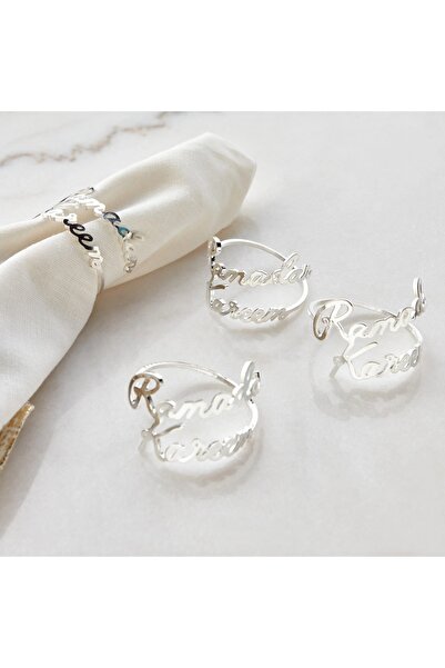 Generic حلقات مناديل رمضان كريم - مجموعة من 4 قطع