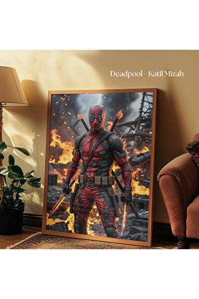 tuvart Sayılarla Boyama Seti Marvel 35x50cm, Deadpool - Katil Mizah
