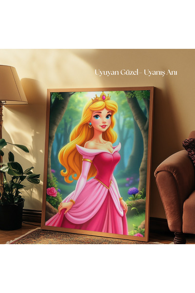 tuvart Sayılarla Boyama Seti Disney Prensesleri 35x50cm, Uyuyan Güzel – Uyanı...