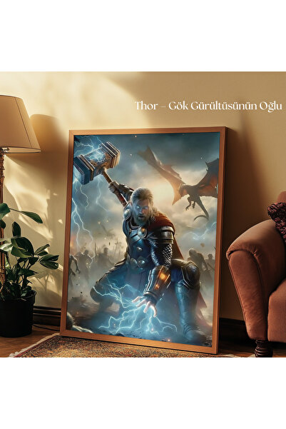 tuvart Sayılarla Boyama Seti Marvel 35x50cm, Thor - Gök Gürültüsünün Oğlu