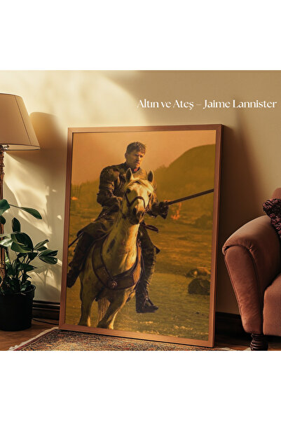 tuvart Sayılarla Boyama Seti Game Of Thrones 35x50cm, Jaime Lannister - Altın...