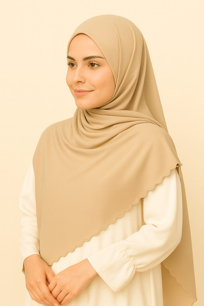 mim eşarp Enba Premium Jersey Sandy Shawl - 75X190 cm