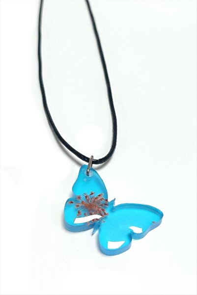 Ronanna Sultanotu Flower Butterfly Epoxy Necklace