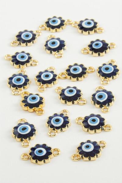 fantastik store سوار وقلادة مطلية بالمينا بمقبض مزدوج على شكل زهرة، قطعة واحدة