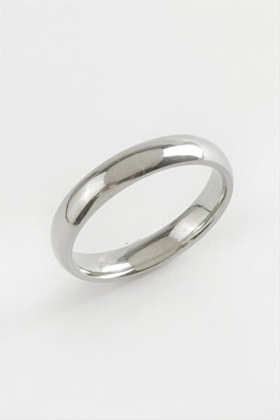 TakÇalıştır خاتم زواج فاخر من الفولاذ 4 ملم