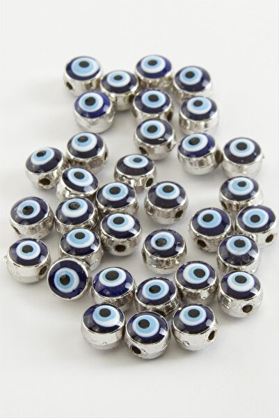 ZERO LAND DS-DERIN Brățară și pandantiv cu email Evil Eye 1 bucată - Albastru...