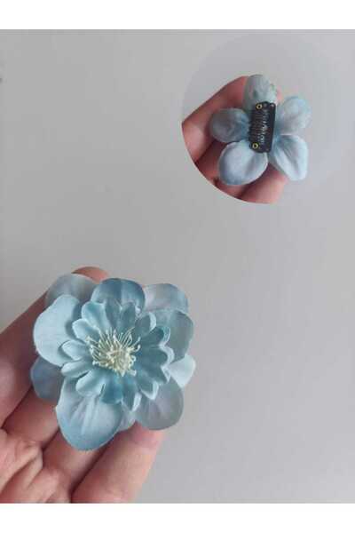 MutluBiDünya Kız Bebek 1 Adet Yasemin Çiçeği Yenidoğan Tokası Az Saçlı Bebek ...