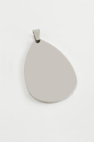 ZERO LAND قلادة فولاذية بيضاوية الشكل قابلة للكتابة عليها من تيك إم آر تي 5 (...