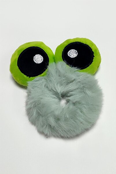 Genel Markalar Kurbağa Gözlü Lastikli Peluş Toka 1 Adet